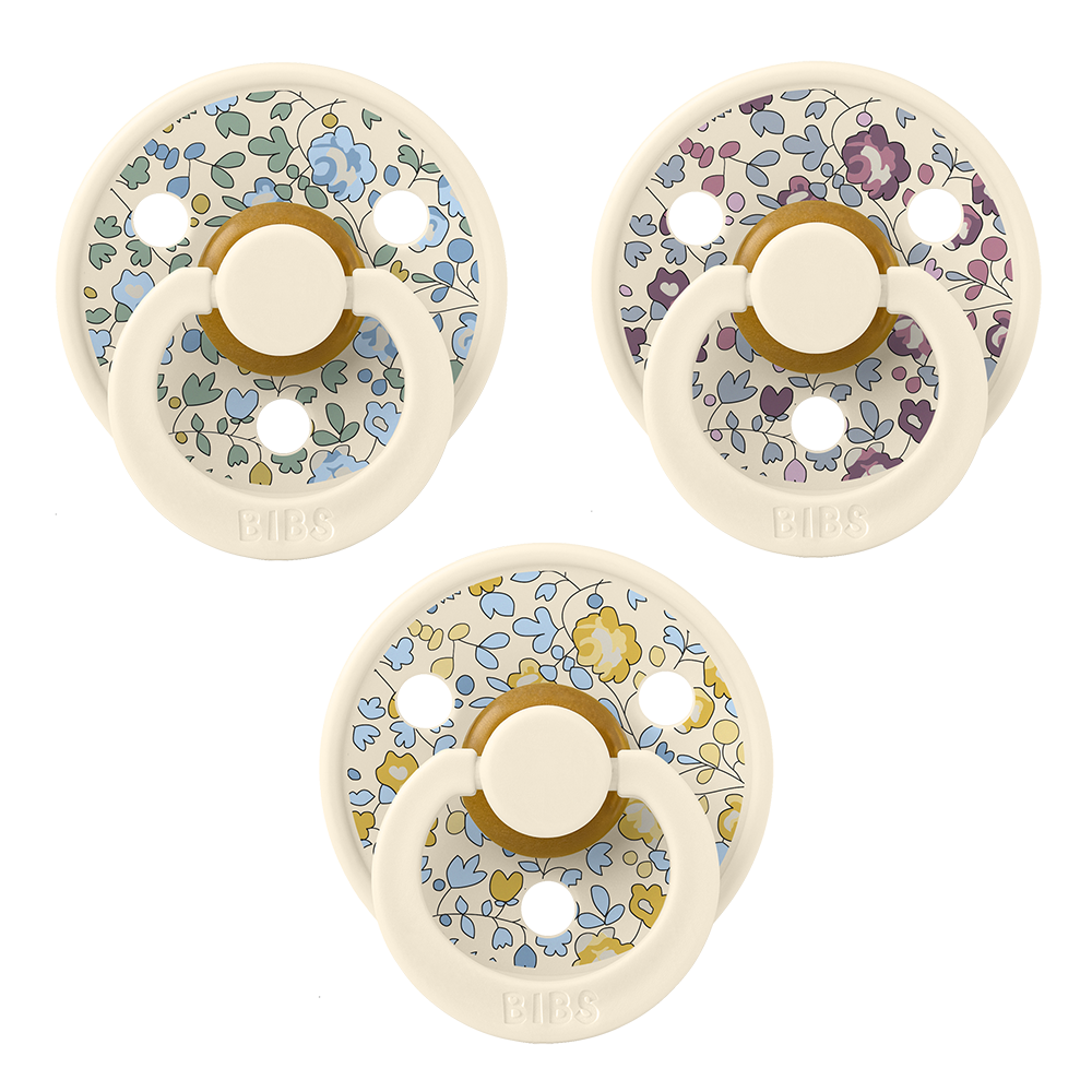 BIBS x LIBERTY Try-It Collection 3 Pack Eloise - Ivory