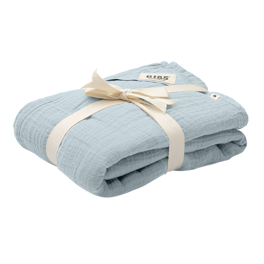 Muslin Swaddle Baby Blue