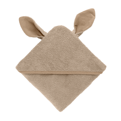 Kangaroo Hoodie Towel Baby Vanilla