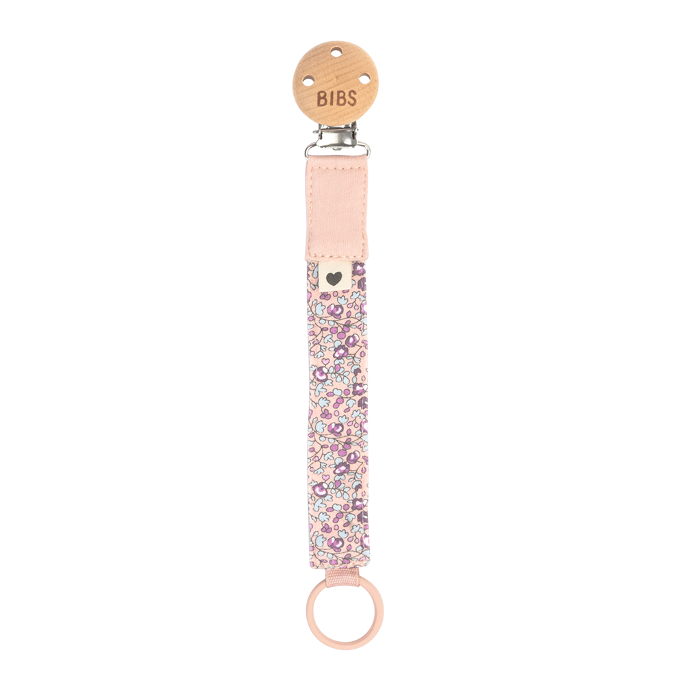 BIBS x LIBERTY Pacifier Clip - Eloise Blush
