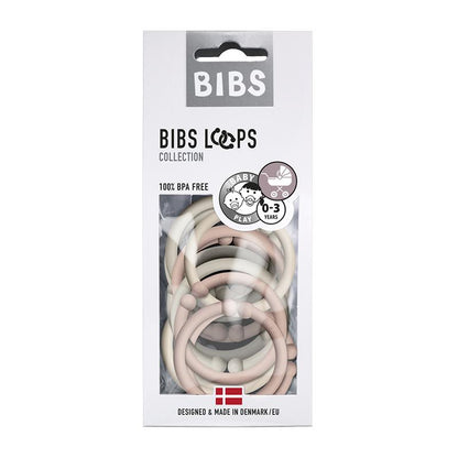 BIBS Loops 12 Pack Vanilla/Blush/Sand [product_typ] - BIBS