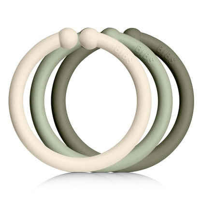 BIBS Loops 12 Pack Ivory/Sage/Hunter Green [product_typ] - BIBS