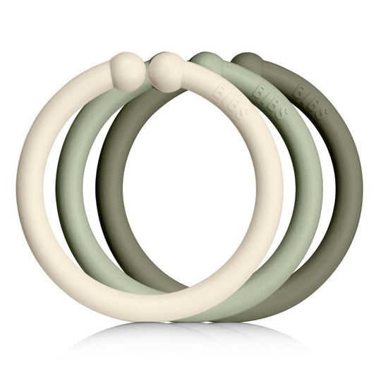 BIBS Loops 12 Pack Ivory/Sage/Hunter Green [product_typ] - BIBS