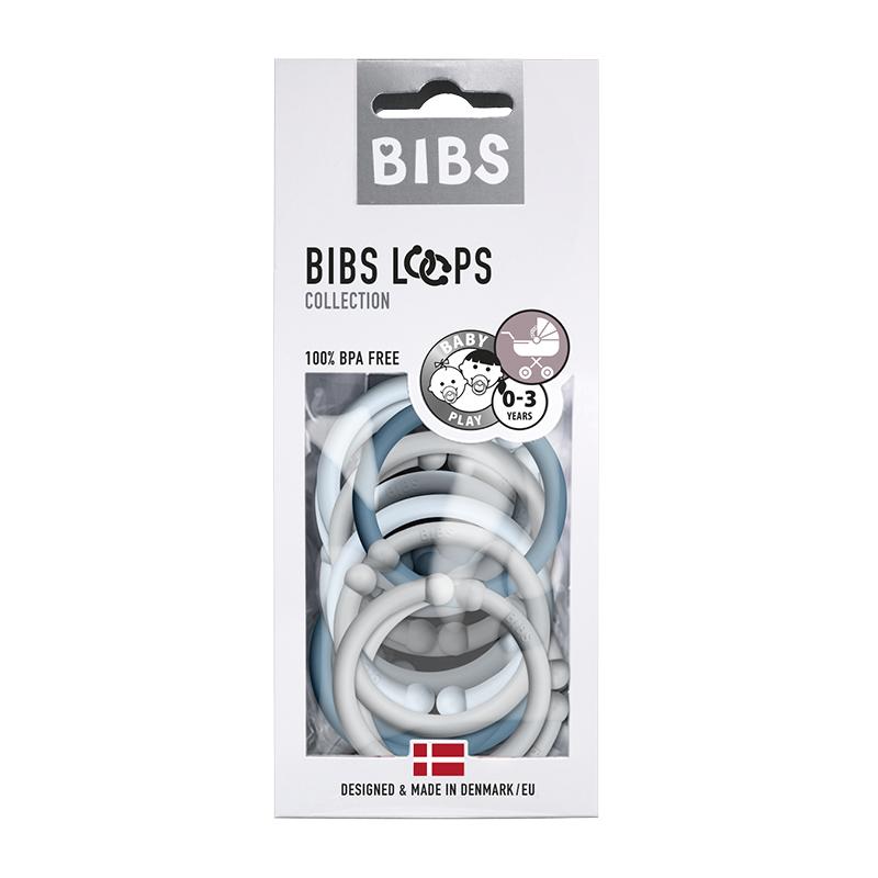 BIBS Loops 12 Pack Cloud/Baby Blue/Petrol [product_typ] - BIBS