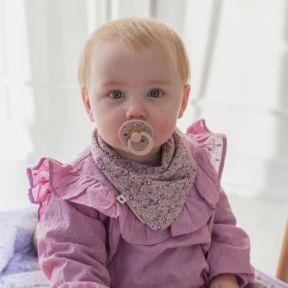 BIBS x LIBERTY Bandana Bib - Eloise Blush