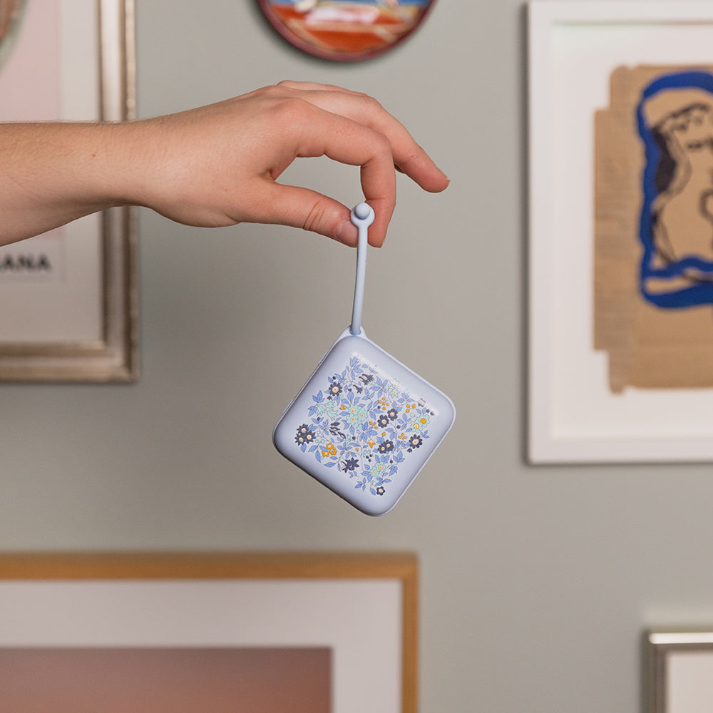 BIBS x LIBERTY Pacifier Box - Chamomile Lawn Baby Blue