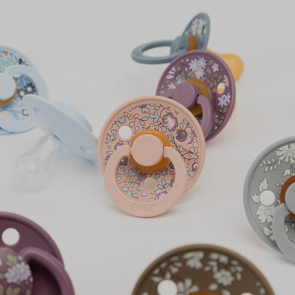 BIBS x LIBERTY Colour 2 Pack Eloise - Dusty Blue Mix